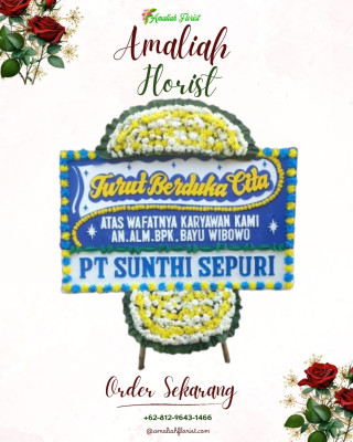 Papan Bunga Duka di Jawa Kanan