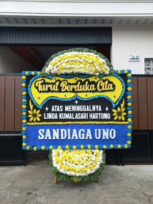 Papan Bunga Duka di Jawa Kanan